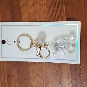 Melody Iridescent Bear Keychain One Size
